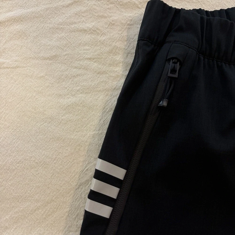 adidas Golf ClimaProof Rain Pants Mens M Black Waterproof Shell CY7441 Windproof